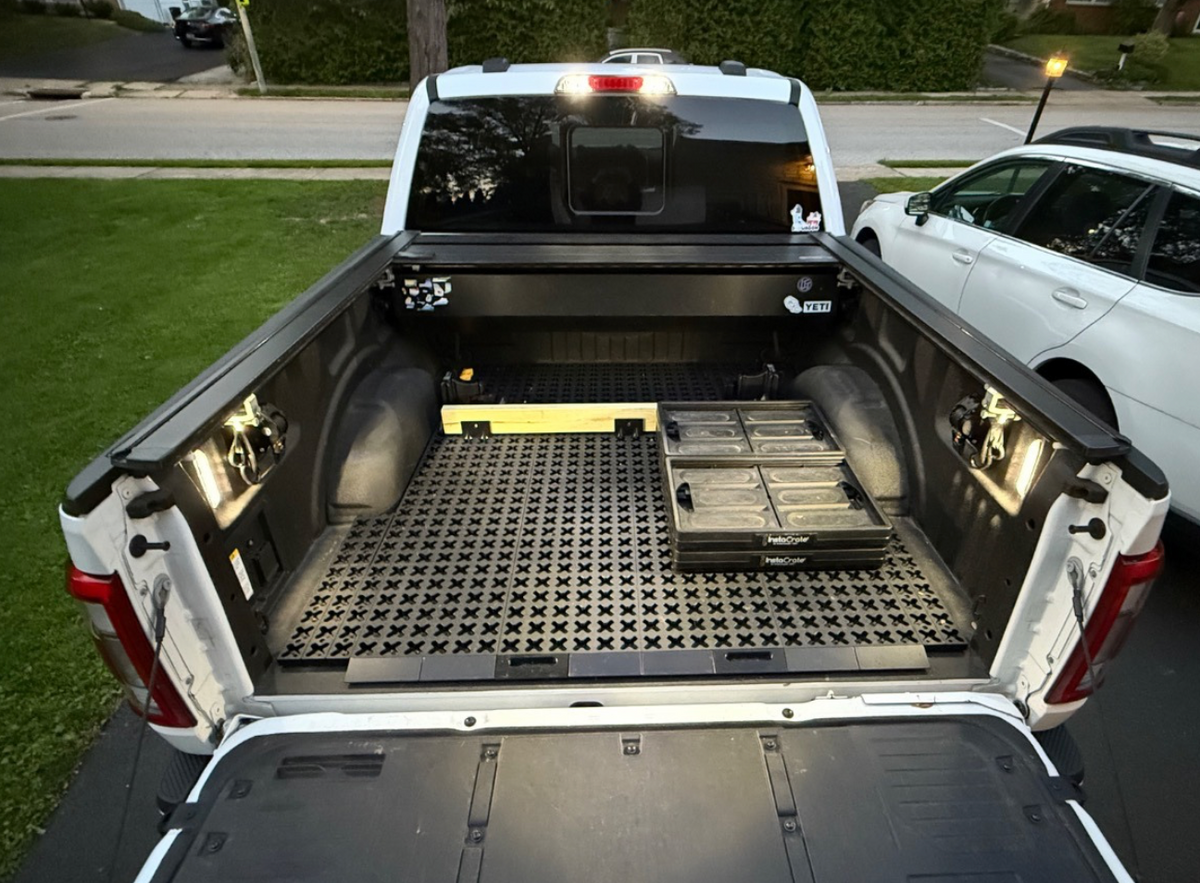 F-150 Transformation into a Versatile, Organized Truck Bed with Tmat